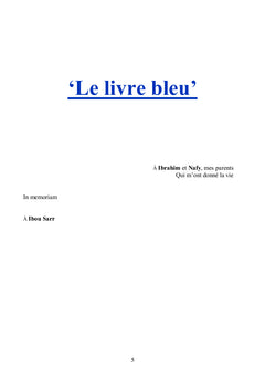 Le Livre Bleu