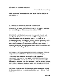 Destin manque d'un grand homme par ignorance