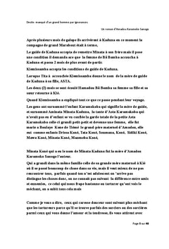 Destin manque d'un grand homme par ignorance