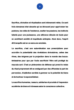 Nudite et sacrifice pour la vie