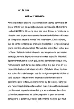 Art de vivre