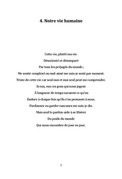 Les defis d'une vie