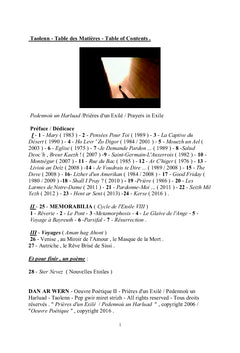 Prieres d'un Exile - Voyages