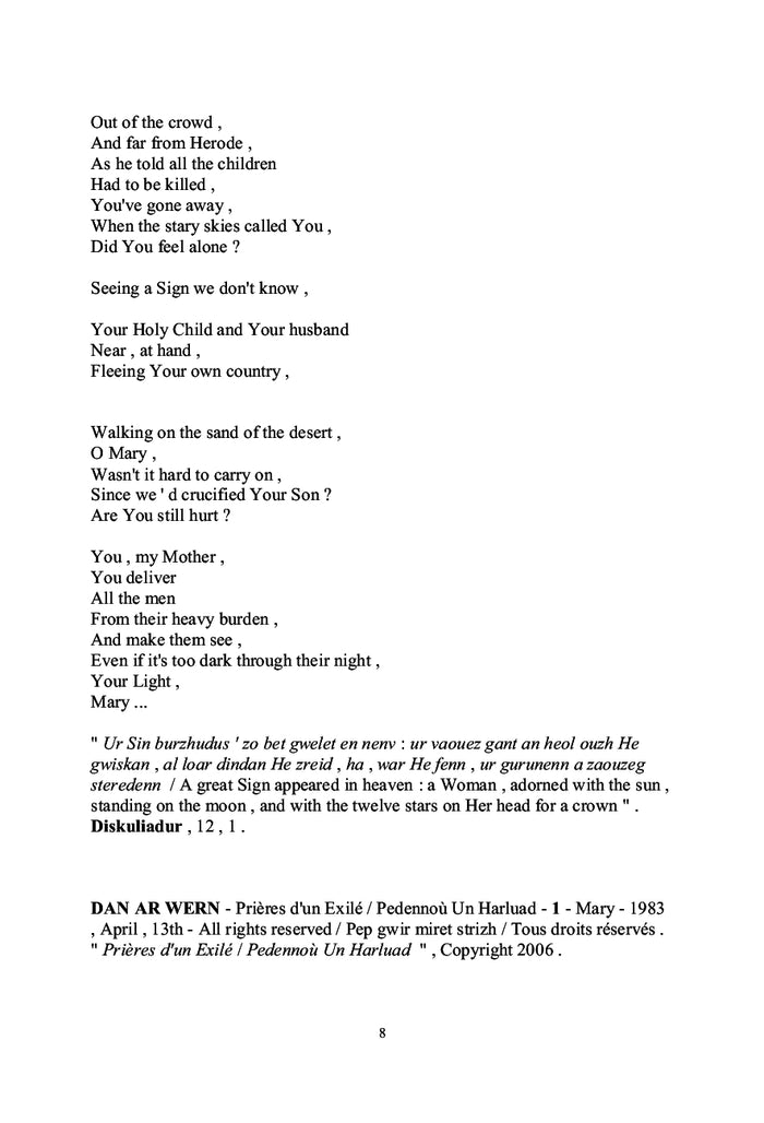 Prieres d'un Exile - Voyages