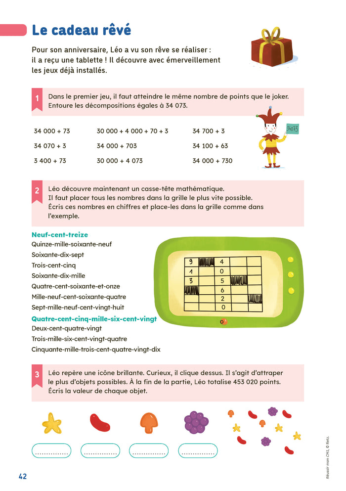 Réussir mon CM1 - Je m'entraîne toute l'année