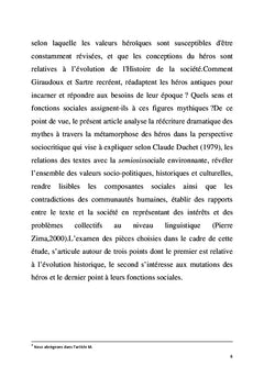 Mutations des statuts et engagements sociopolitiques