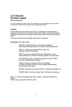 Le Cyrano Ce n'était qu'un clochard
