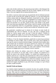 Ma mère a un excellent talent