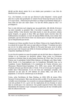 Ma mère a un excellent talent