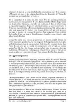 Ma mère a un excellent talent