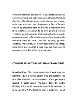 Comment réussir dans les affaires avec Dieu?