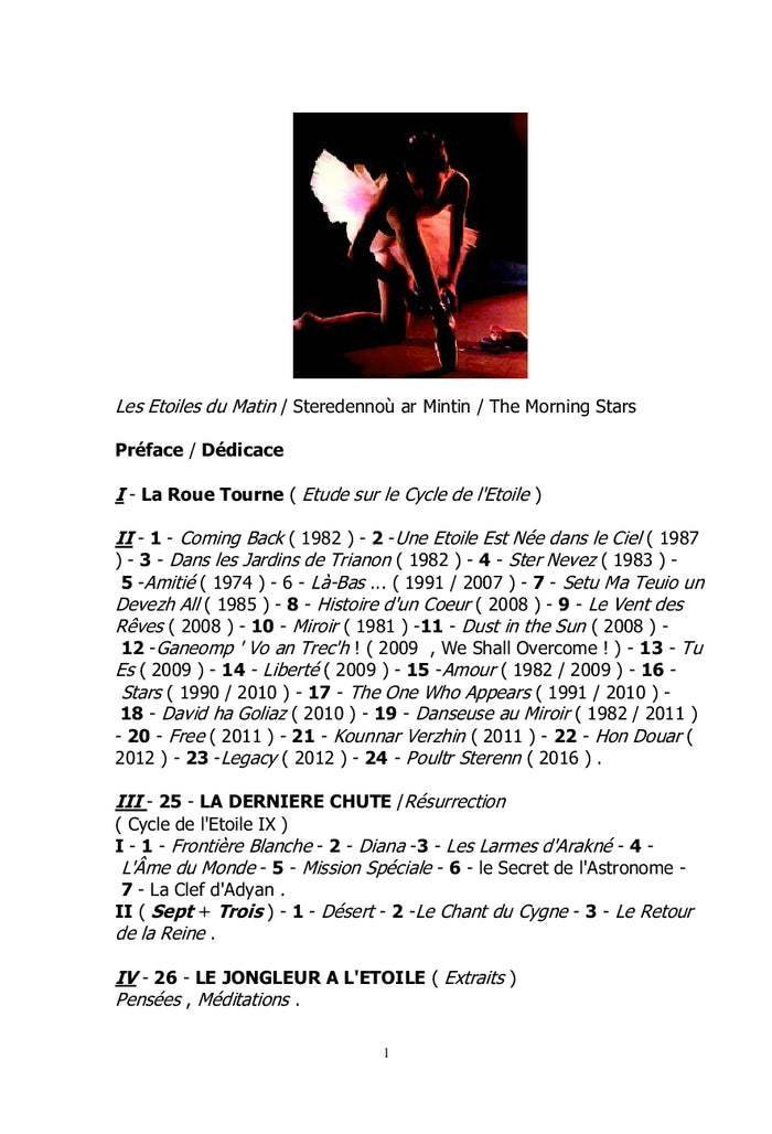 Les Etoiles du Matin - La Dernière Chute
