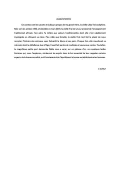 Les contes de la parlure de la vieille Loba Traï