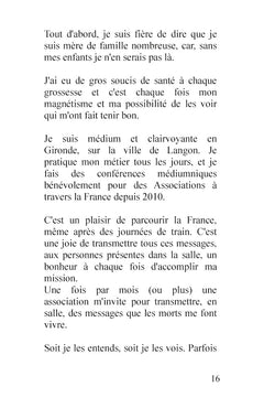 Je converse avec les "Morts" depuis toujours