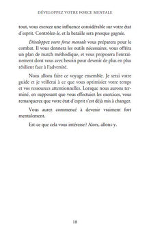 Développez votre force mentale