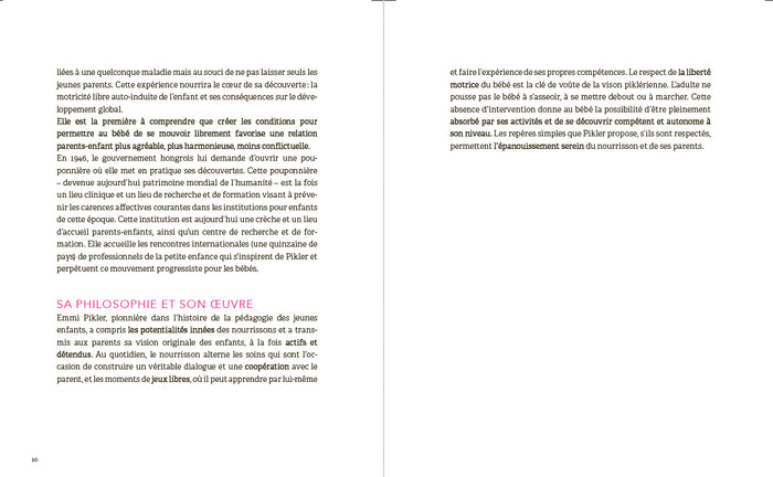 Bébé serein avec Emmi Pikler