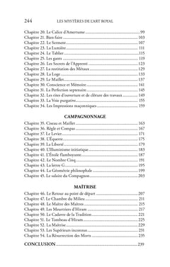 Les mystères de l'art royal - Rituel de l'adepte