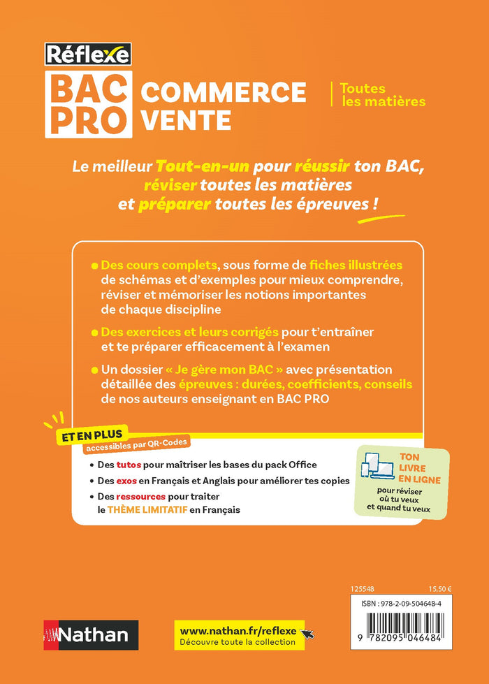 Toutes les matières - Bac Pro Métiers du Commerce et de la Vente