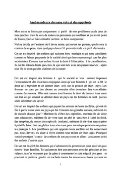 Victimes des réalités contraignantes au sein de nos pays