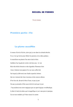 Vie et visions