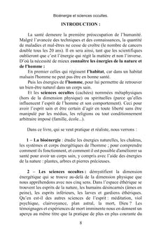 Bioénergie et Sciences Occultes