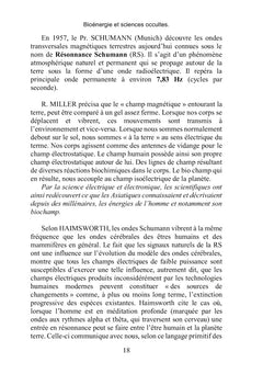 Bioénergie et Sciences Occultes