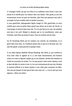 Les mains sur la tête