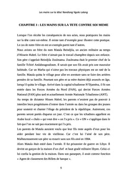 Les mains sur la tête