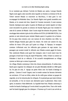 Les mains sur la tête