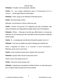 La Comédie de la Tolerance Relative
