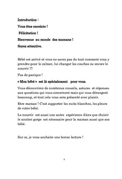 Mon bébé