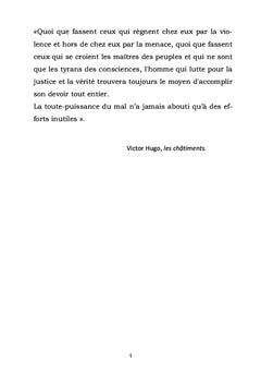 Le dernier discours de la Princesse d'Aksoum