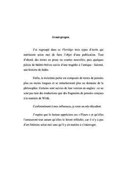 Florilège