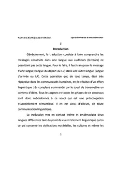 Rudiments et pratiques de la traduction