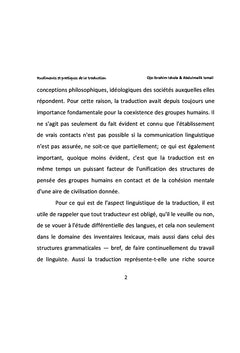 Rudiments et pratiques de la traduction