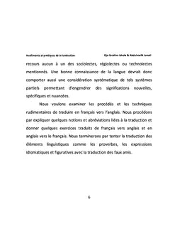Rudiments et pratiques de la traduction