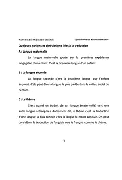 Rudiments et pratiques de la traduction