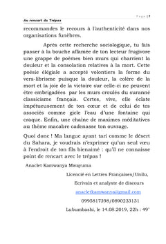 Au rencart du Trépas