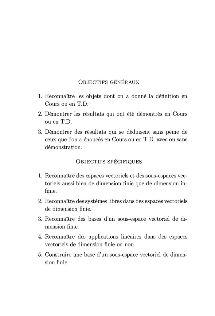 L'algèbre linéaire et le calcul matriciel