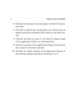 L'algèbre linéaire et le calcul matriciel