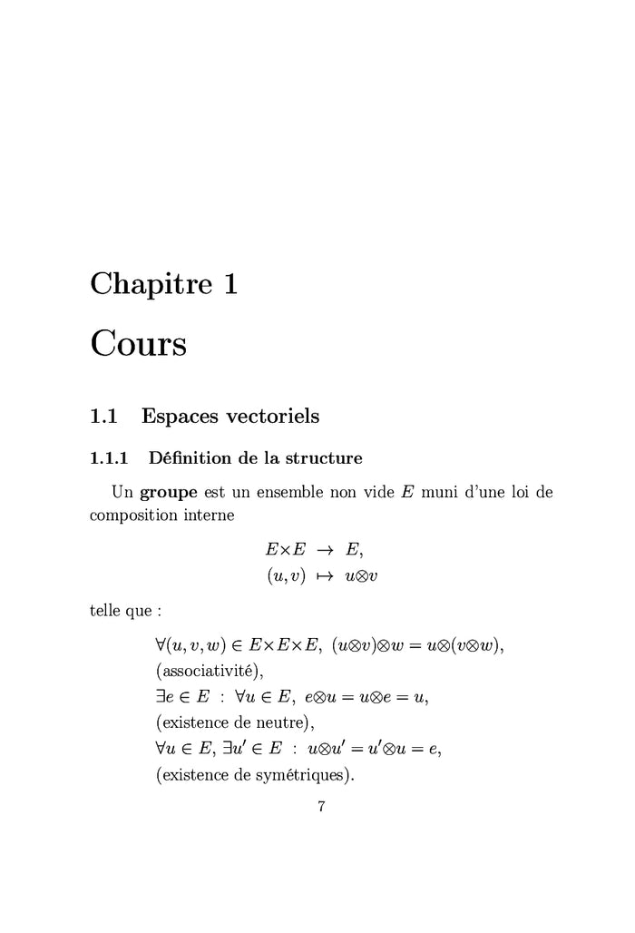 L'algèbre linéaire et le calcul matriciel