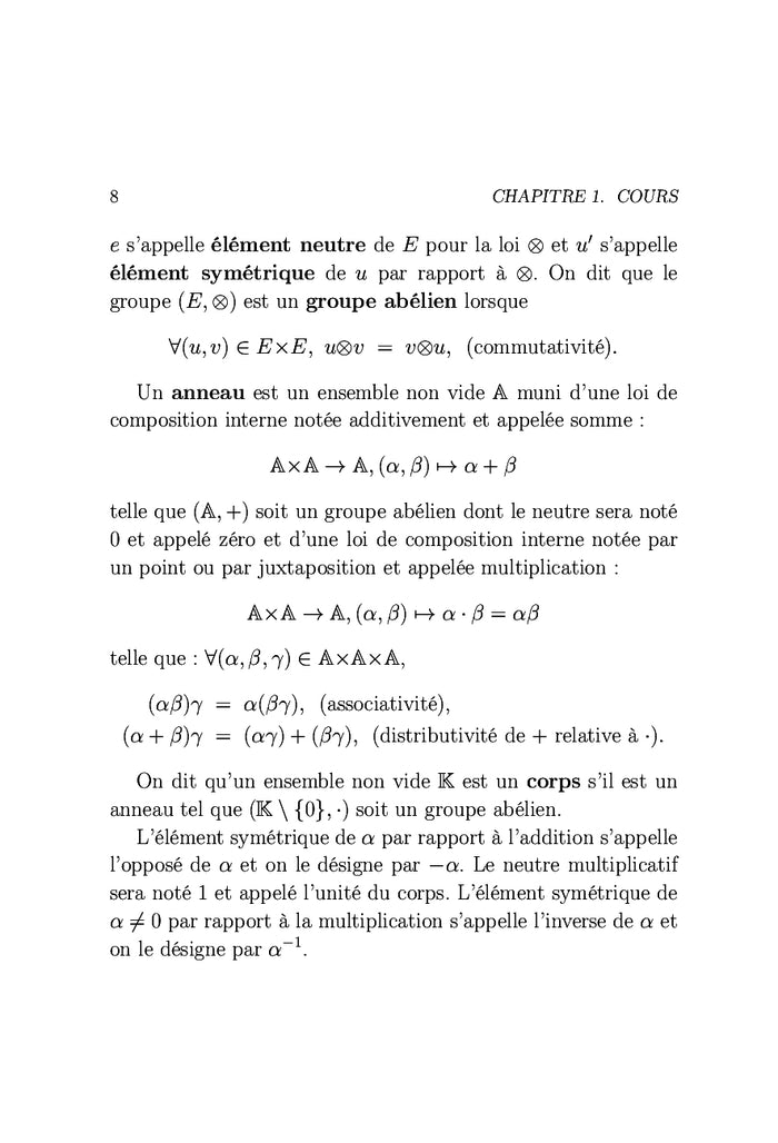 L'algèbre linéaire et le calcul matriciel