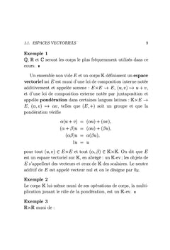 L'algèbre linéaire et le calcul matriciel