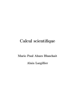 Calcul scientifique