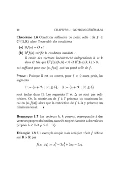 ElEments d'optimisation