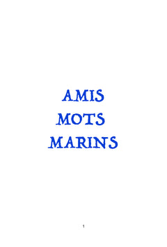 Amis Mots Marins