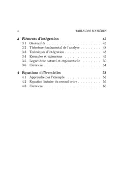 Outils mathEmatiques pour les sciences expErimentales