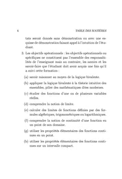 Outils mathEmatiques pour les sciences expErimentales