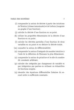 Outils mathEmatiques pour les sciences expErimentales