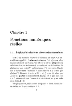 Outils mathEmatiques pour les sciences expErimentales